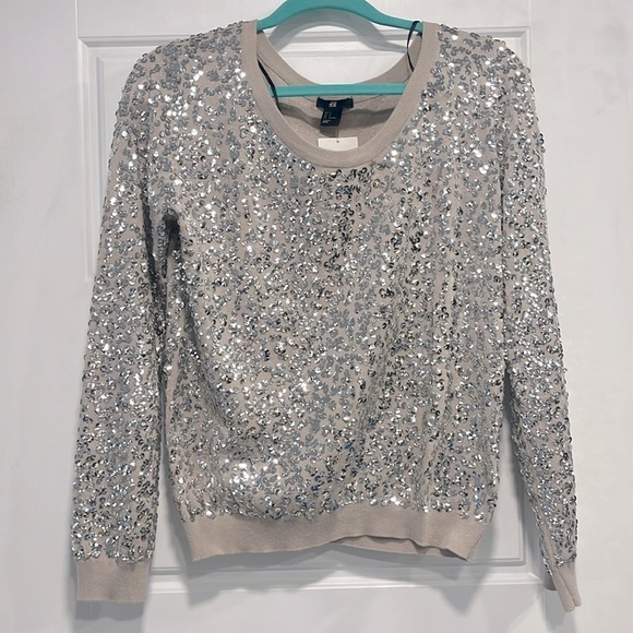 H&M Sequin Pullover Sweater - Picture 1 of 6